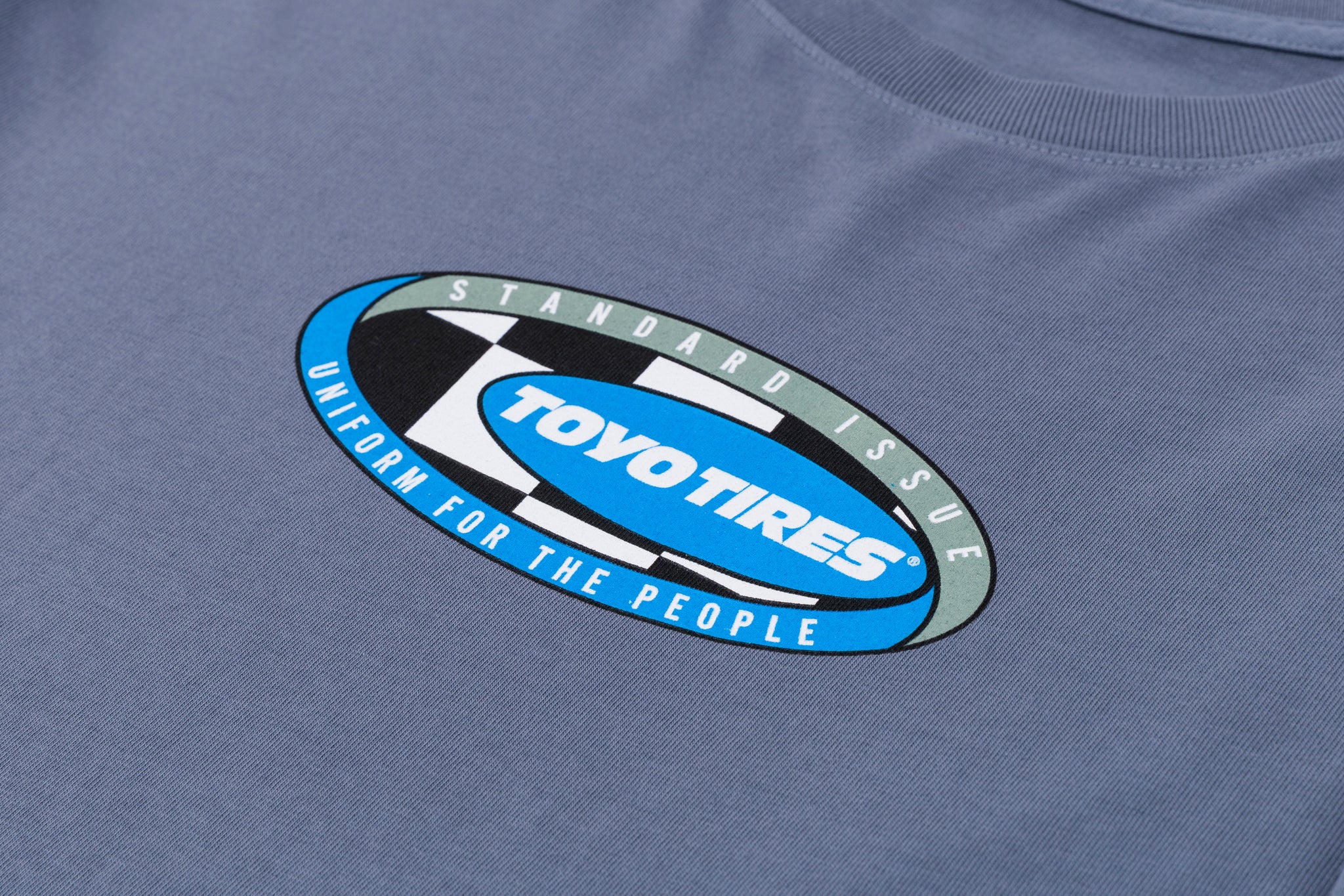 Team Toyo Maximum Traction Check Loop Long Sleeve Tee Charcoal Forest