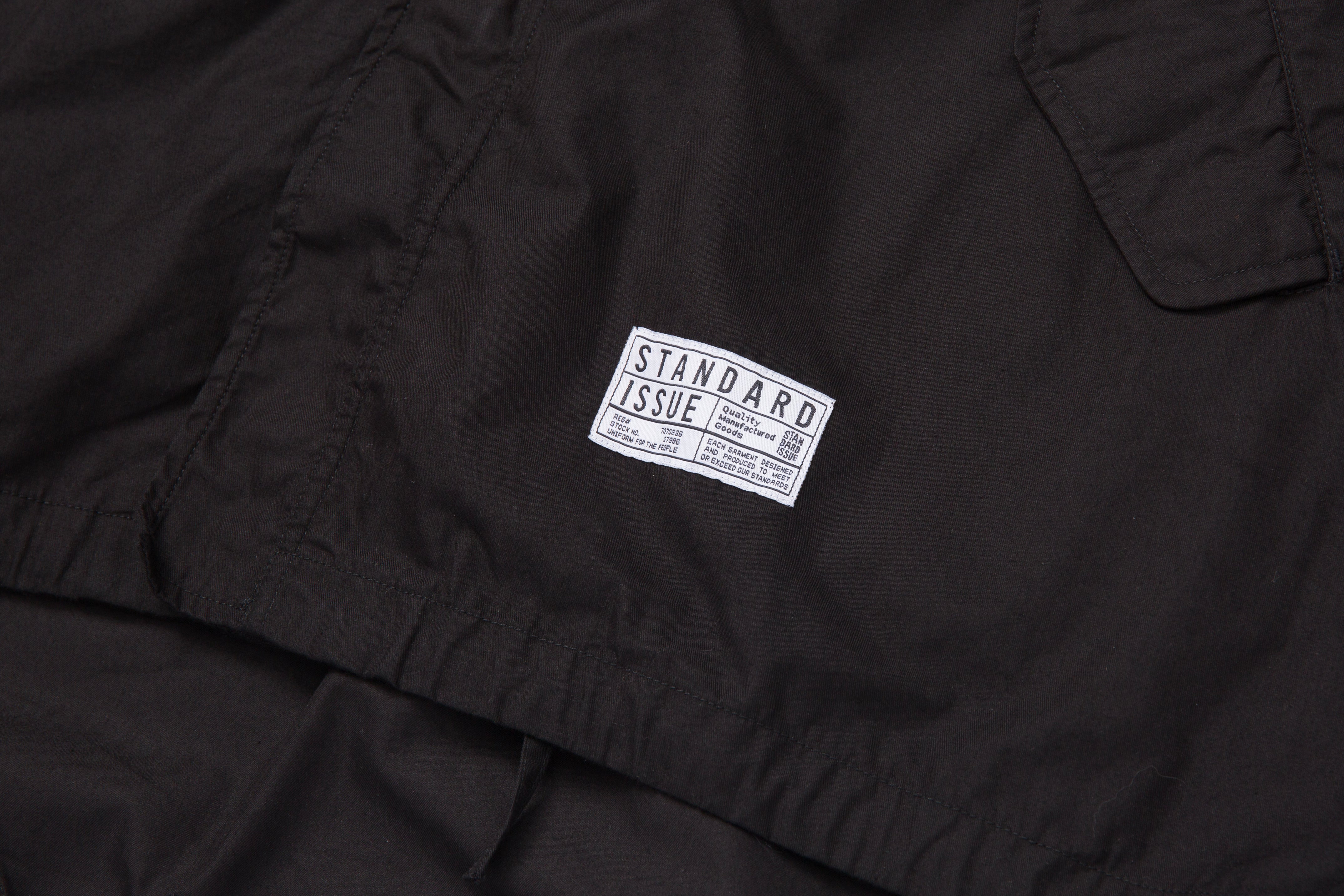 Fishtail Parka Black – STANDARD ISSUE TEES