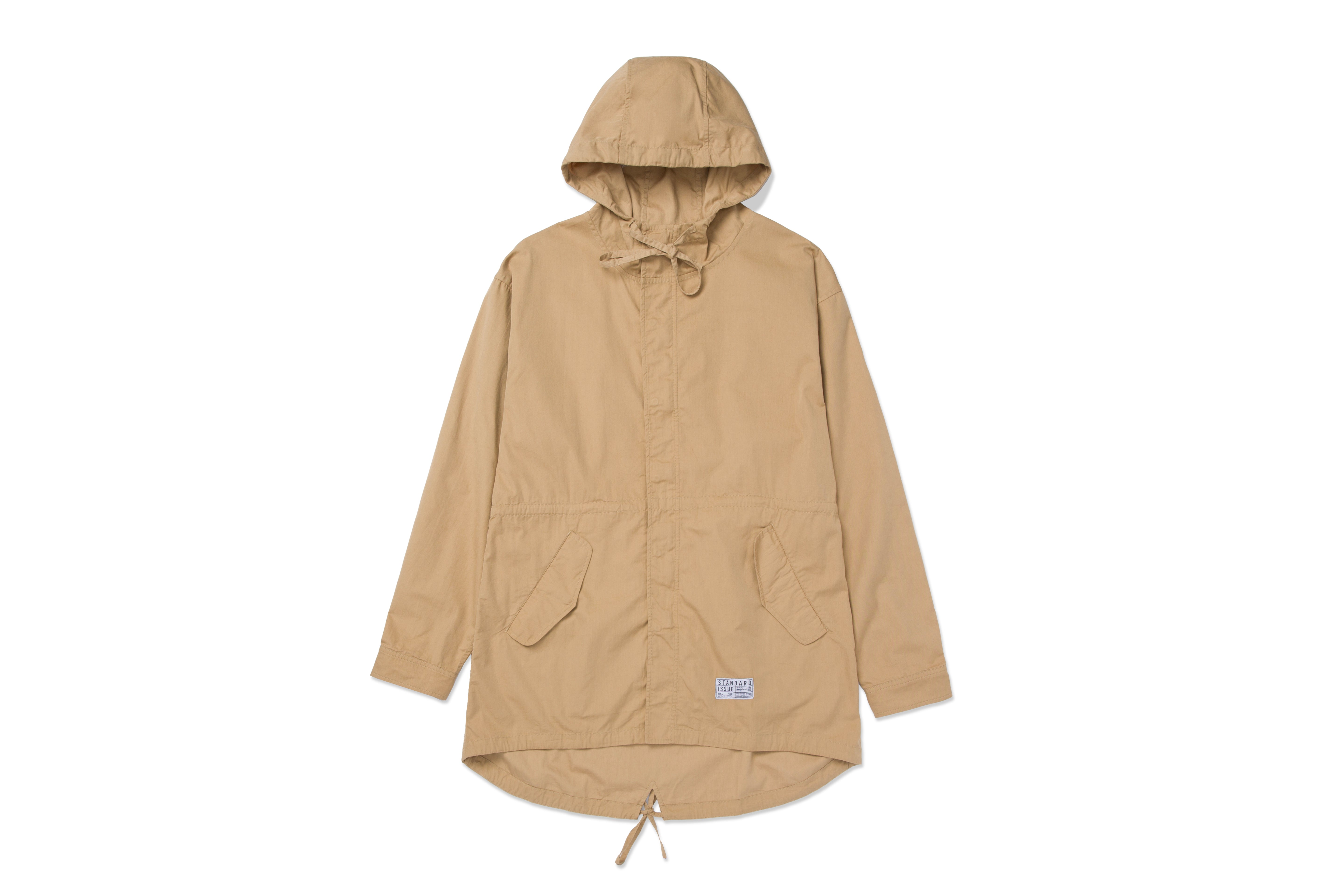 Fishtail Parka Khaki – STANDARD ISSUE TEES