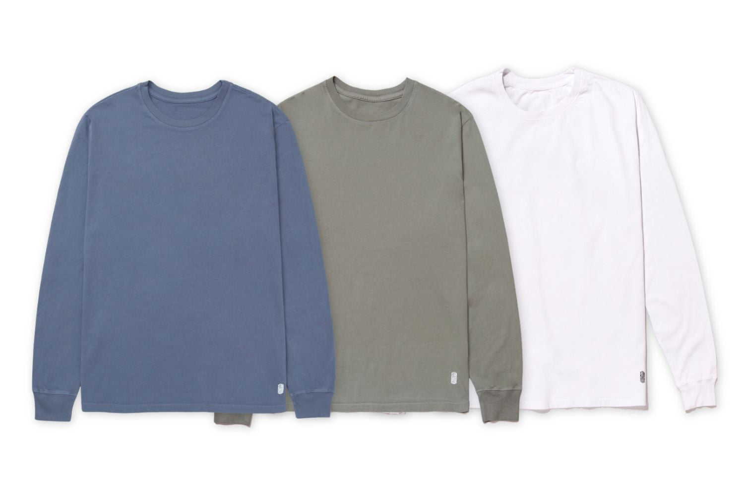 Standard Long Sleeve Multi-Three Pack (Charcoal Forest, Concrete, White)