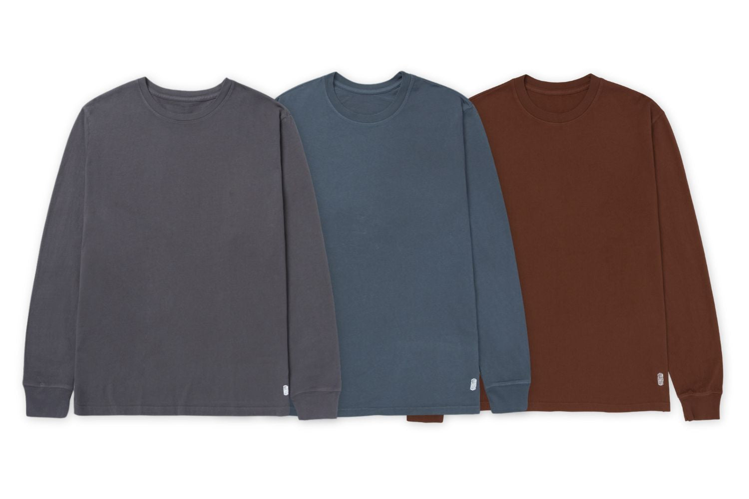 Standard Long Sleeve Multi-Three Pack (Vintage Black, Slate, Tiramisu)