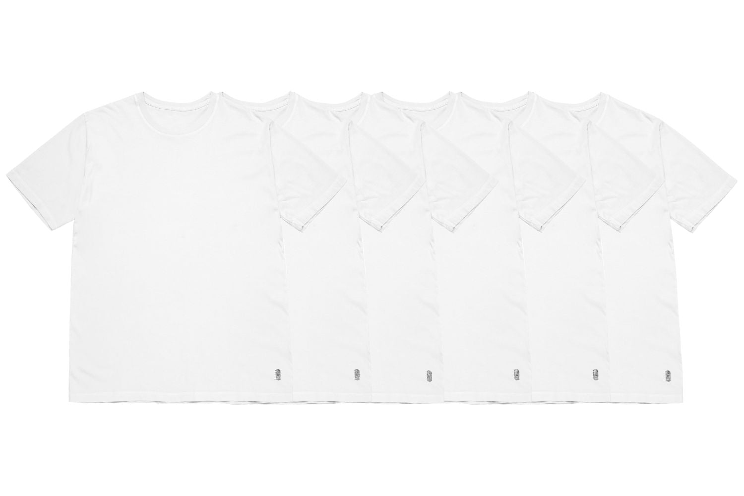 Six Pack White Tees