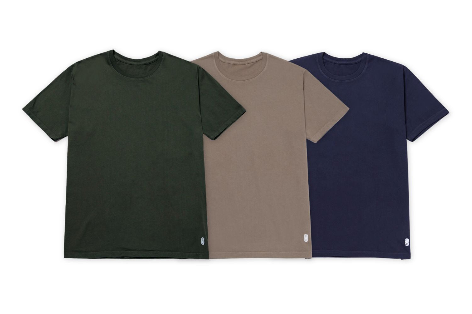 Standard Tee Multi-Three Pack (Hunter Green, Suede, Navy)