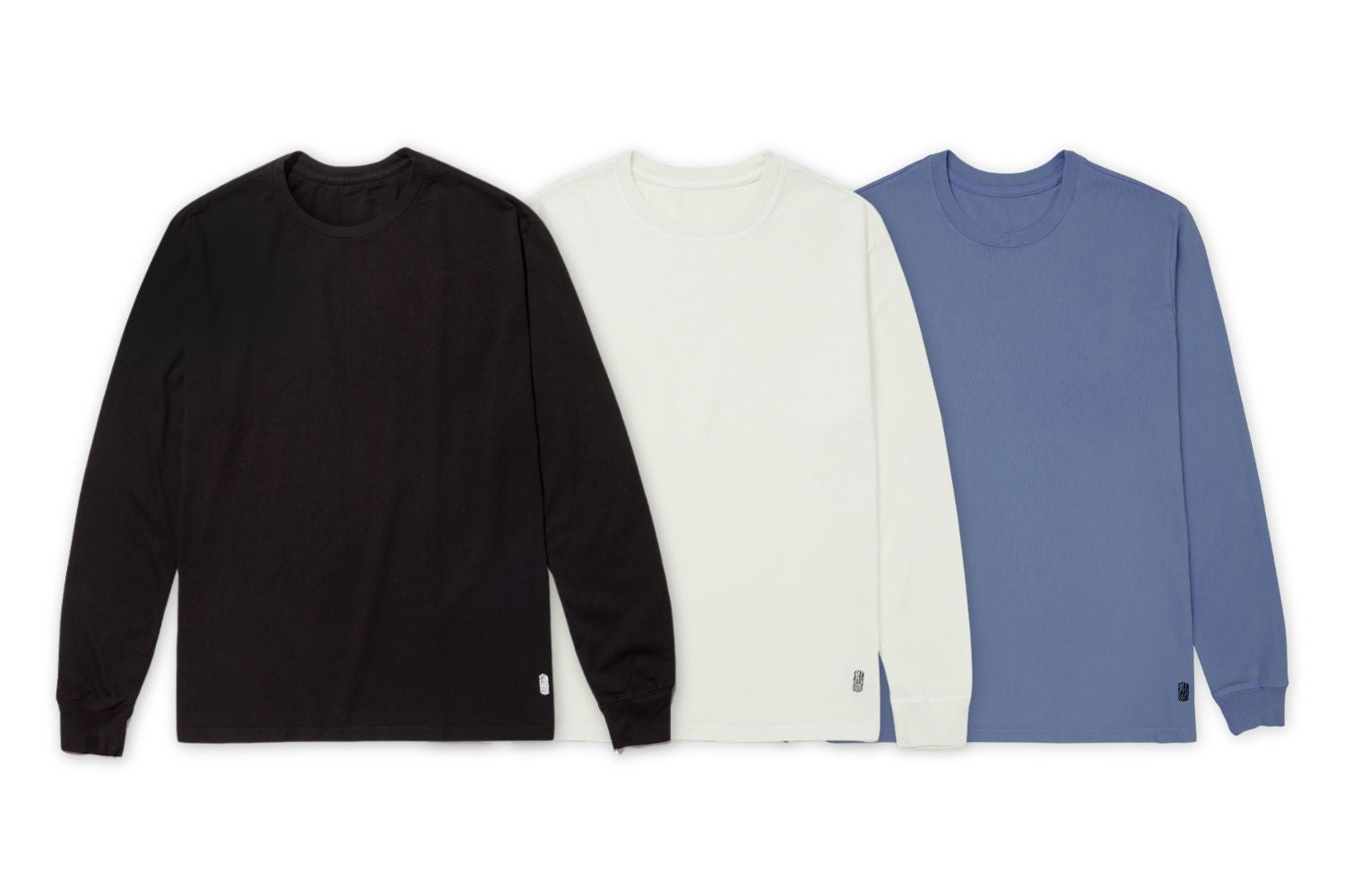 Standard Long Sleeve Multi-Three Pack (Black, Cream, Lavender Violet)