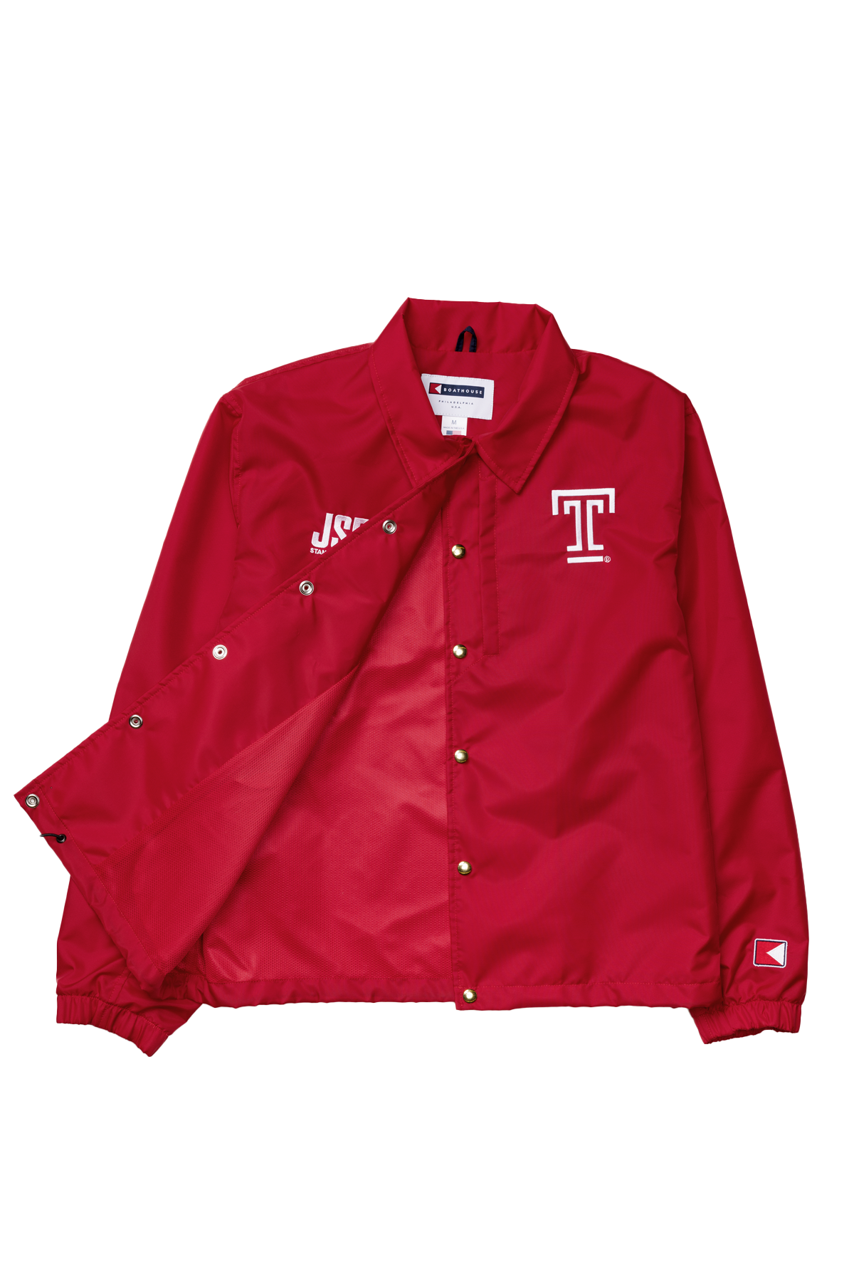 JSP X BH X TU Coaches Jacket Cherry – STANDARD ISSUE JSP X BH X TU Coaches Jacket Cherry – STANDARD ISSUE
