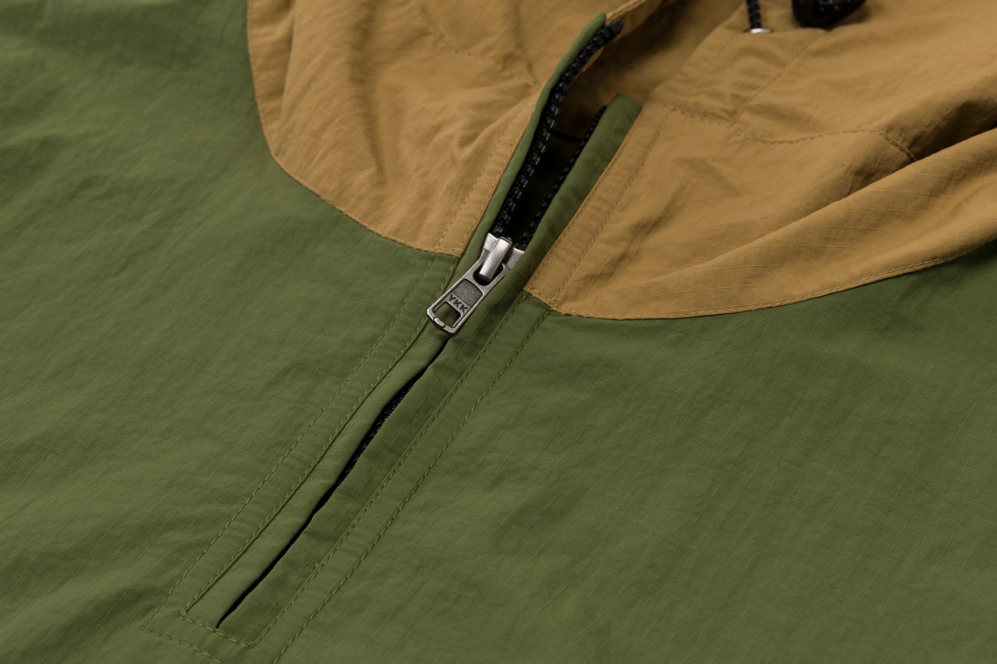 Anorak Jacket Olive Brown