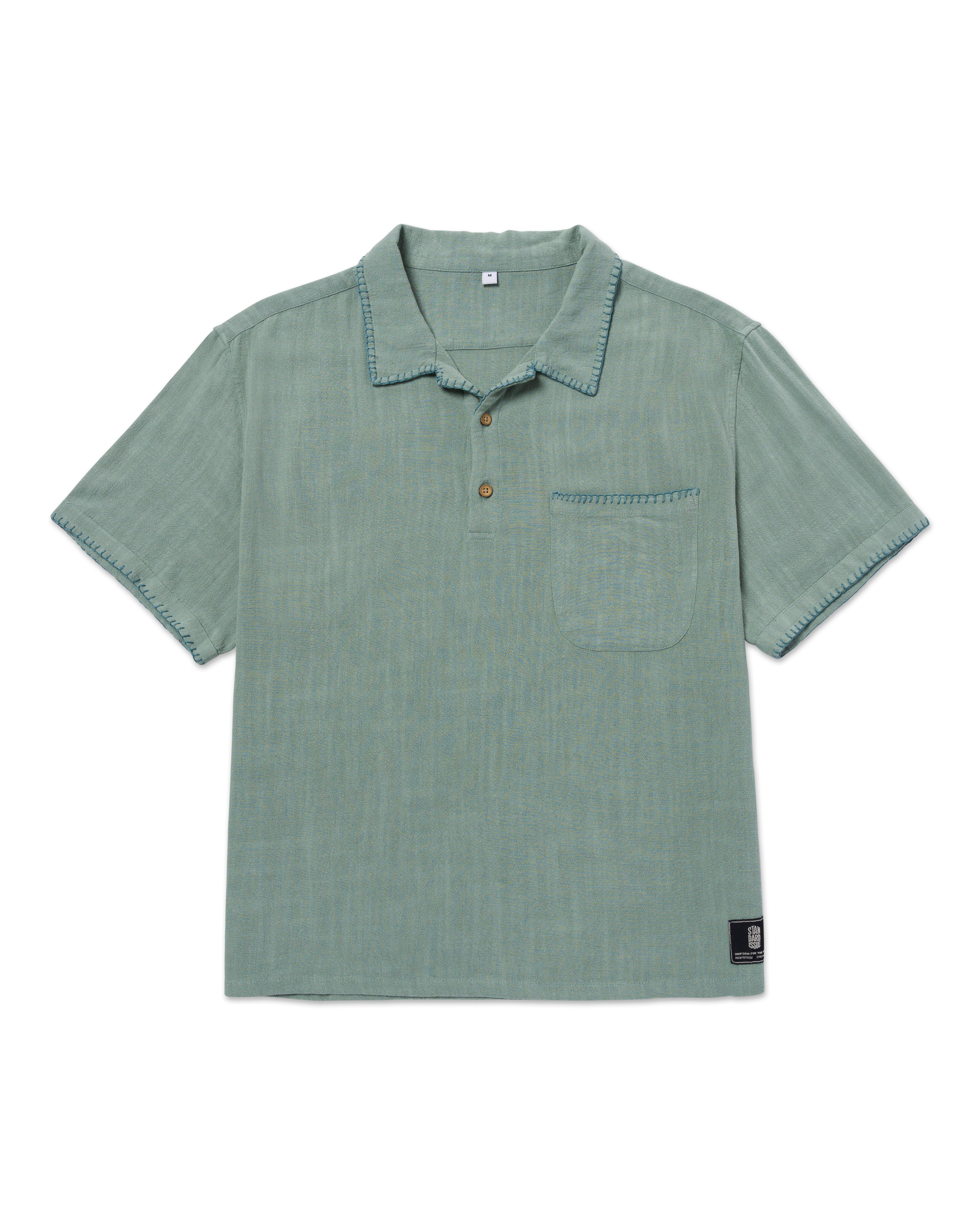 California Pull Over Shirt Sage