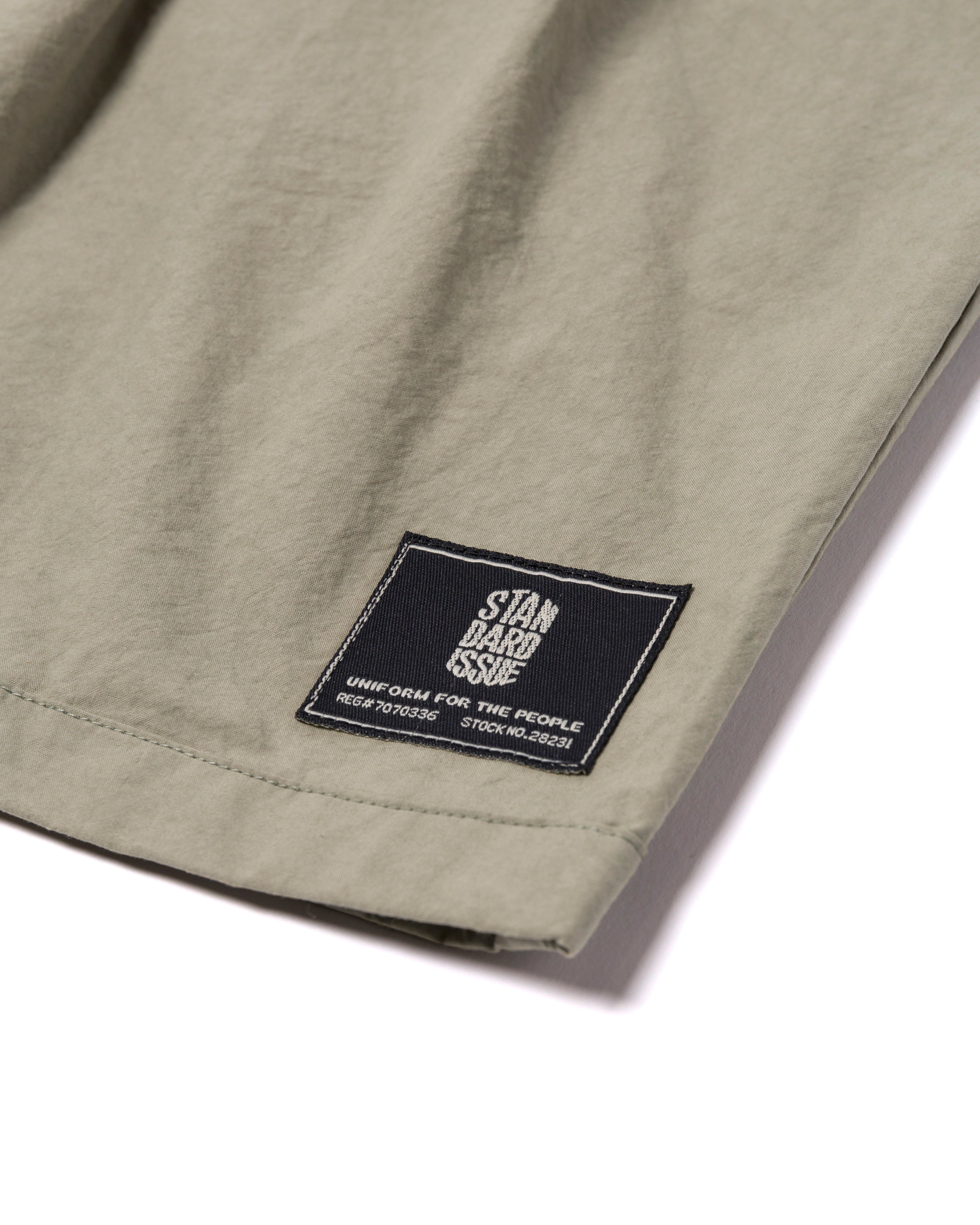 Camp Pleated Shorts Concrete