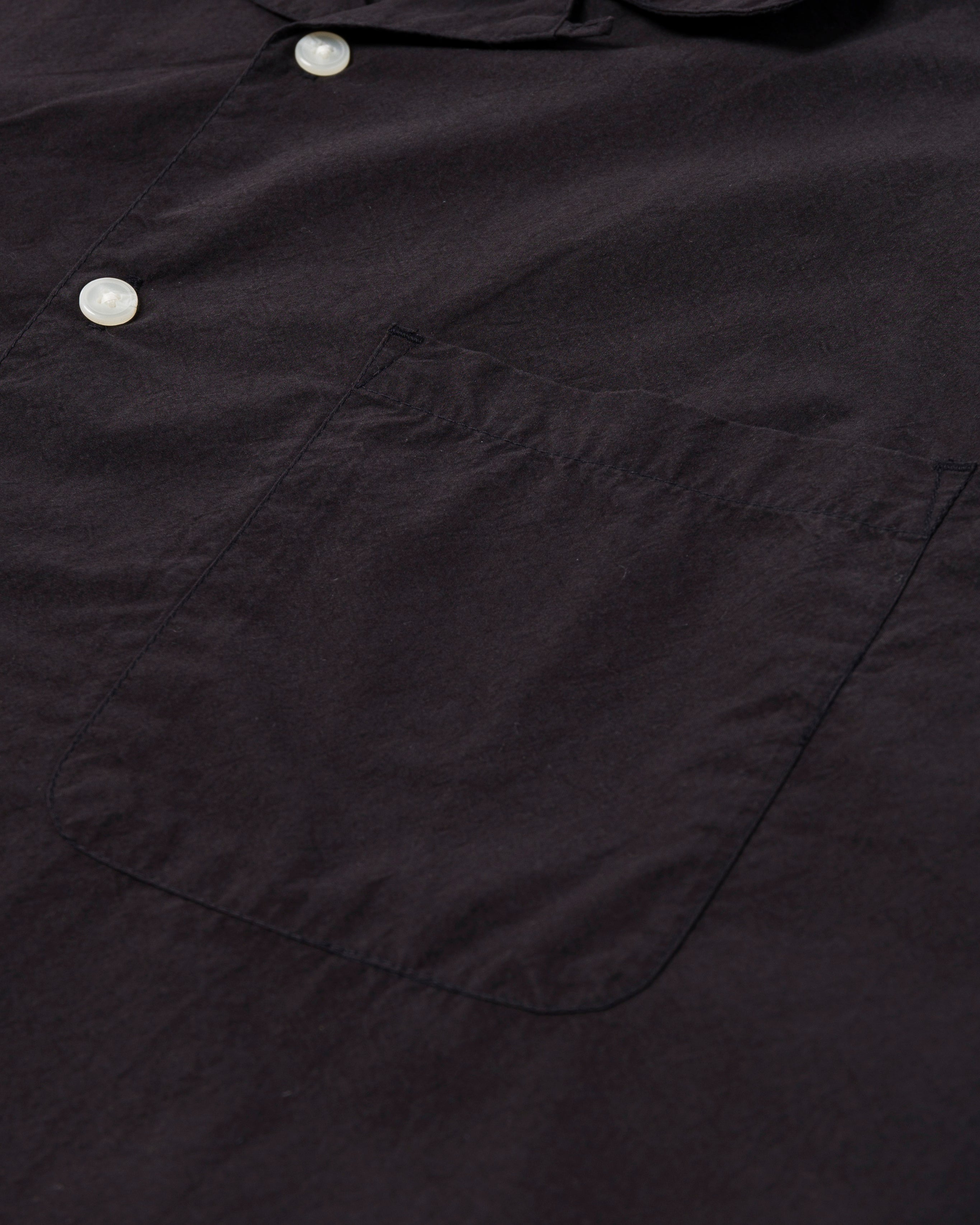 Camp Button Down Shirt Black