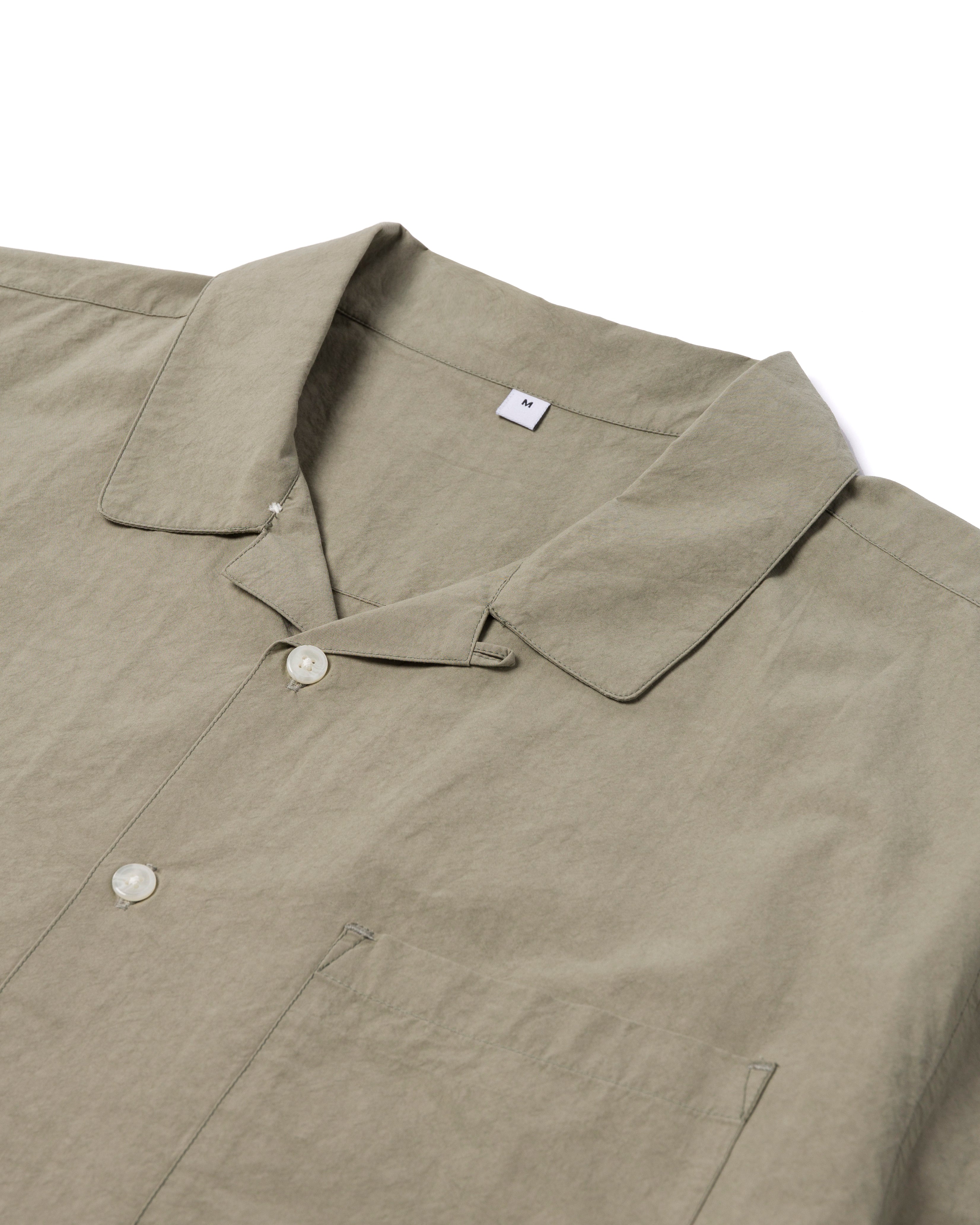 Camp Button Down Shirt Concrete