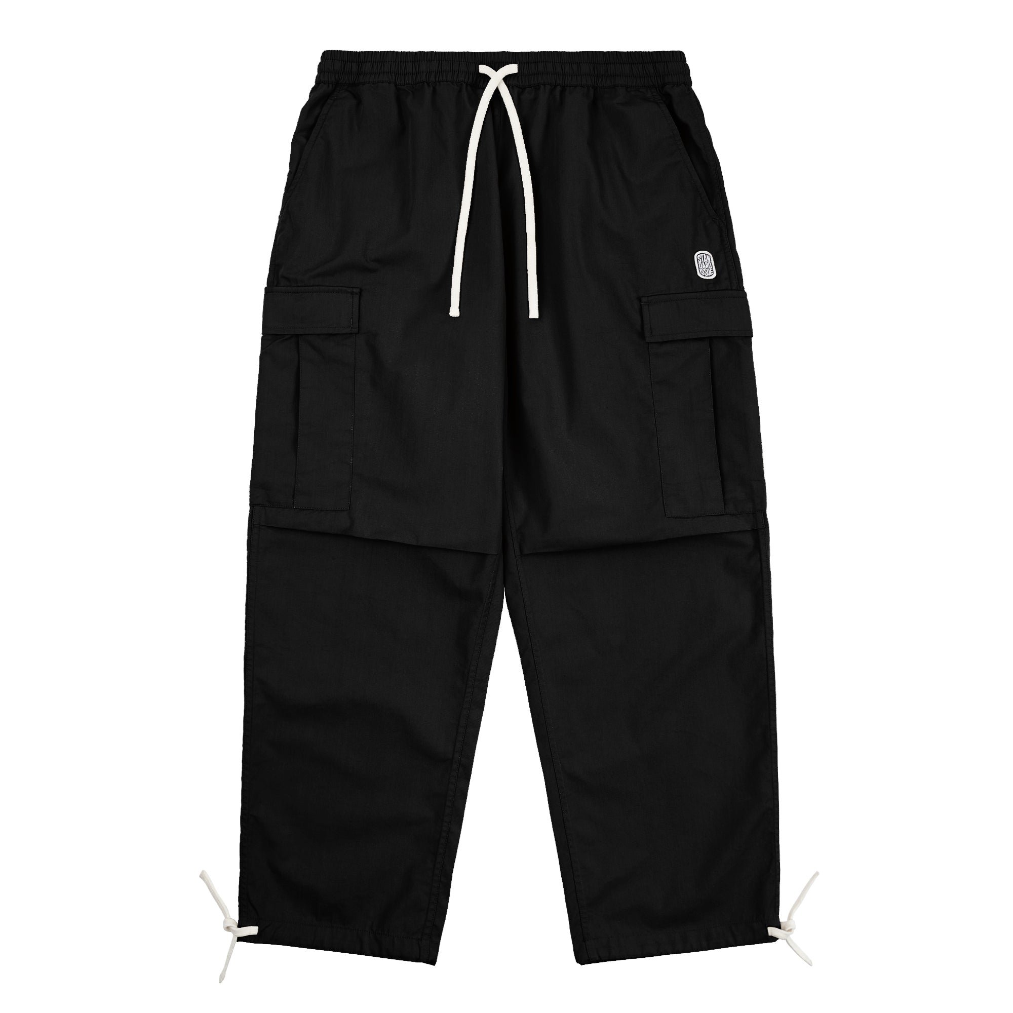 Sueded Cargo Pant Black