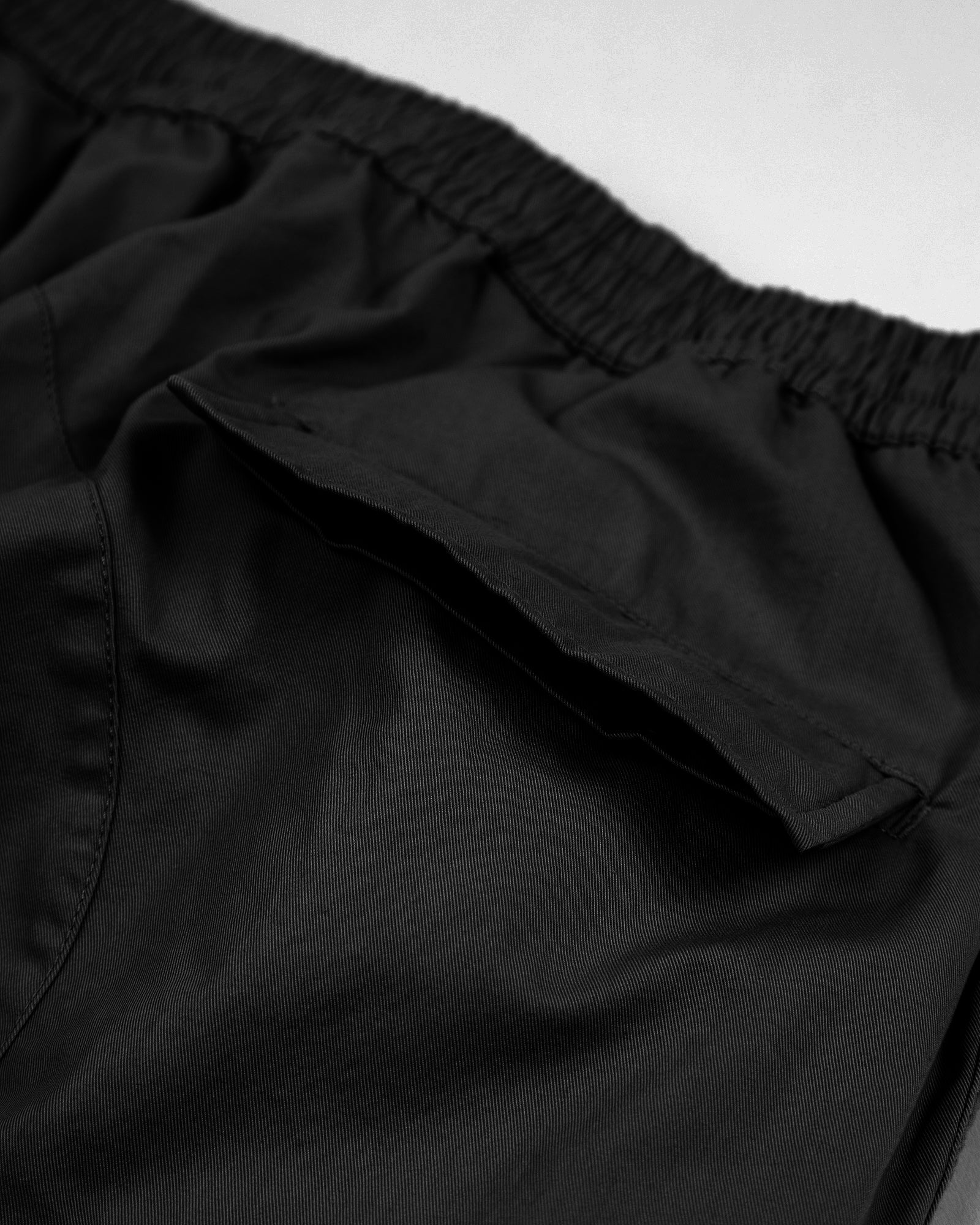 Sueded Cargo Pant Black