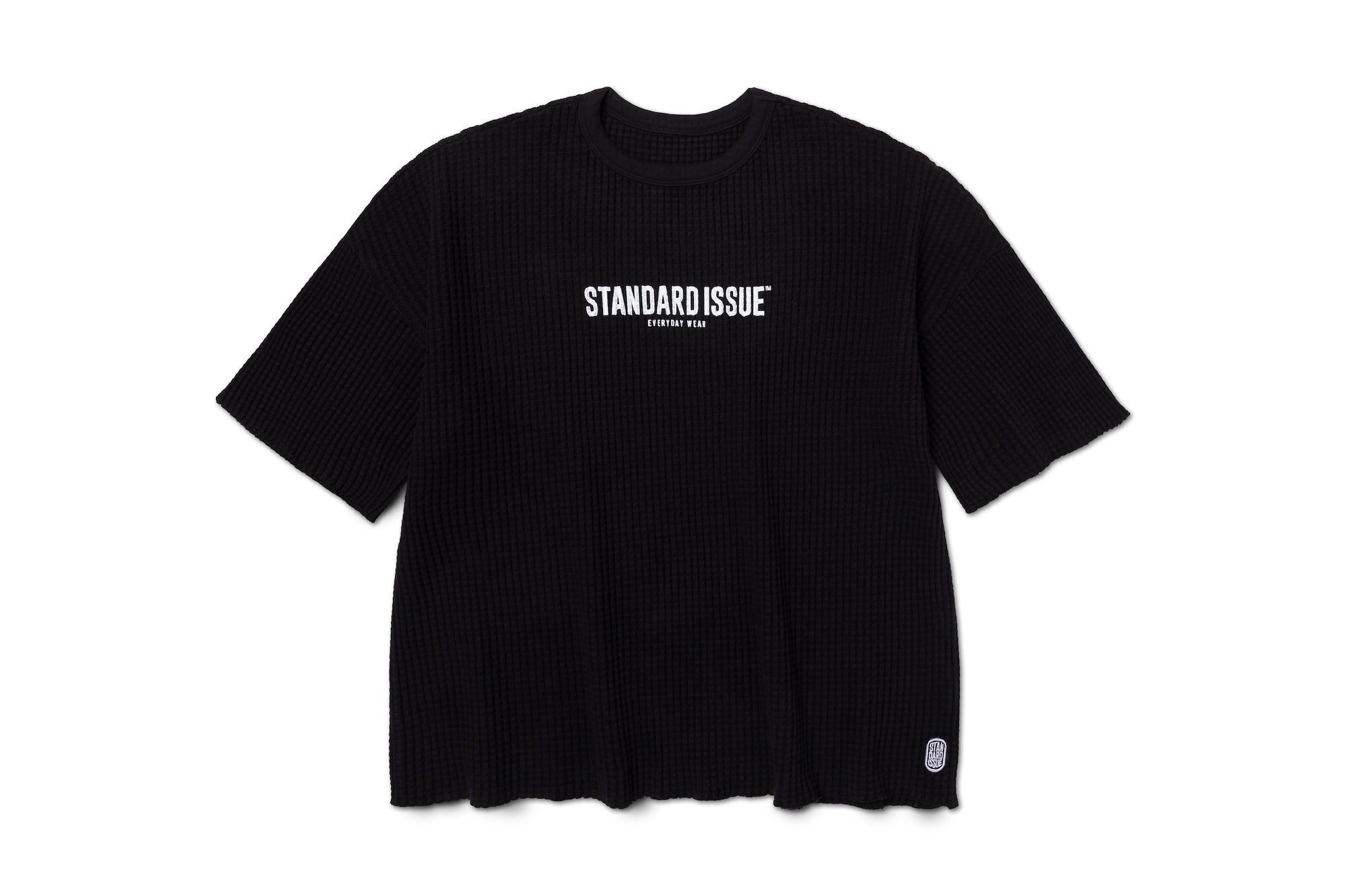 Go Bold Standard Issue Short Sleeve Thermal Sweater Black