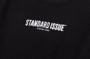 Go Bold Standard Issue Short Sleeve Thermal Sweater Black