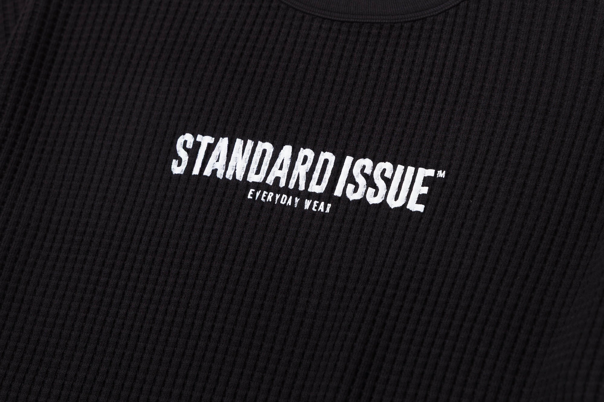 Go Bold Standard Issue Short Sleeve Thermal Sweater Black