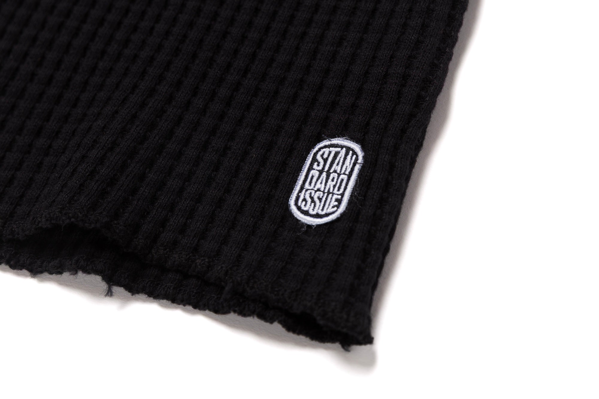 Go Bold Standard Issue Short Sleeve Thermal Sweater Black