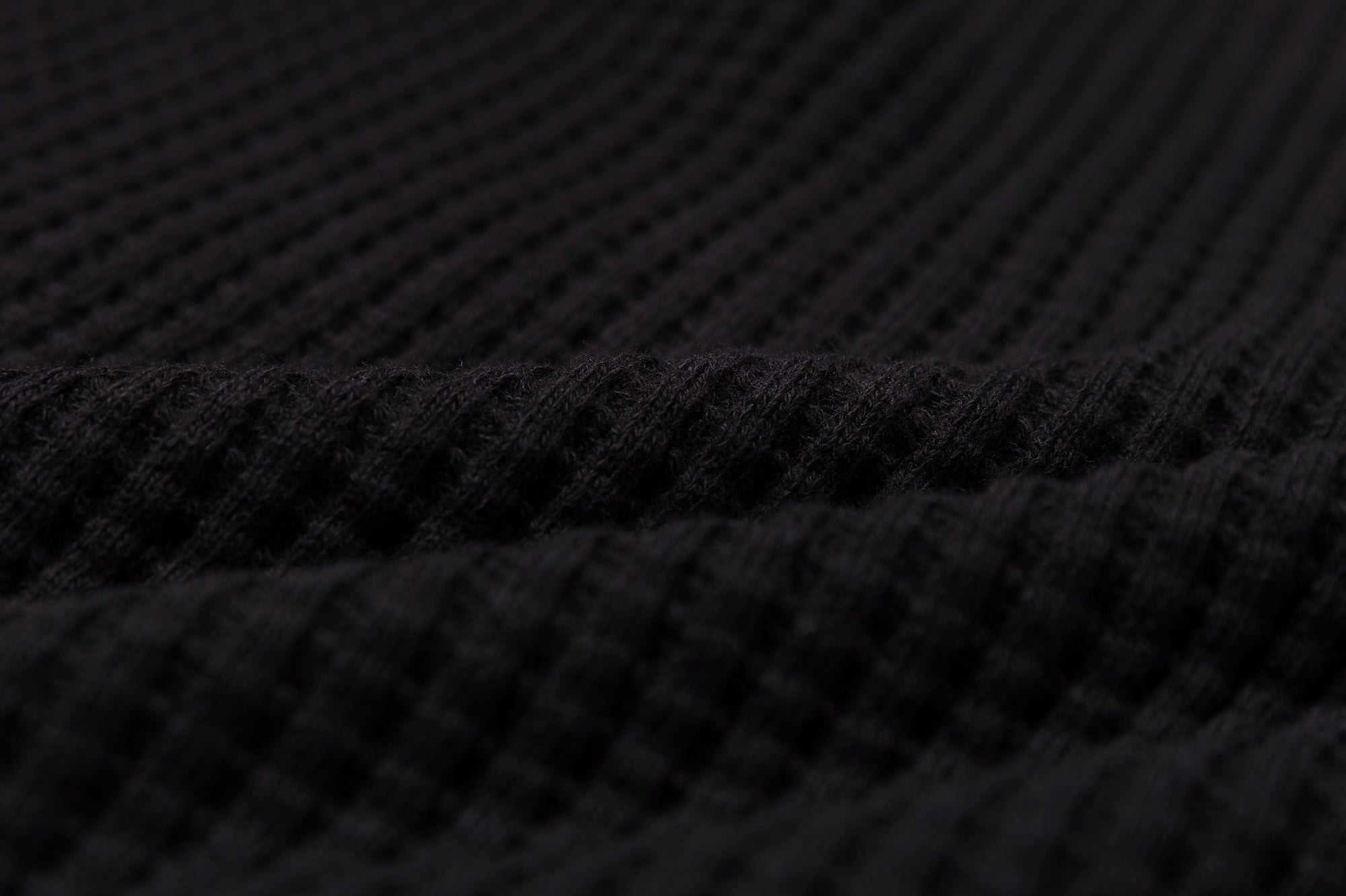Go Bold Standard Issue Short Sleeve Thermal Sweater Black