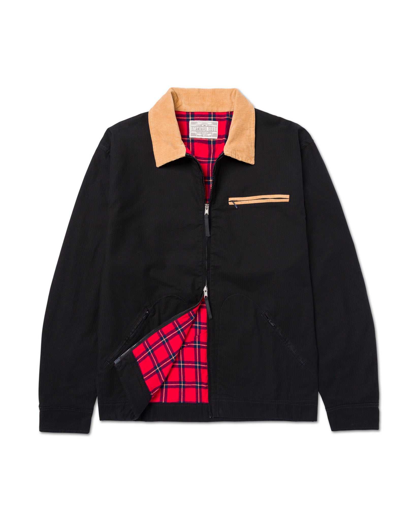 Twill Harrington Jacket Black