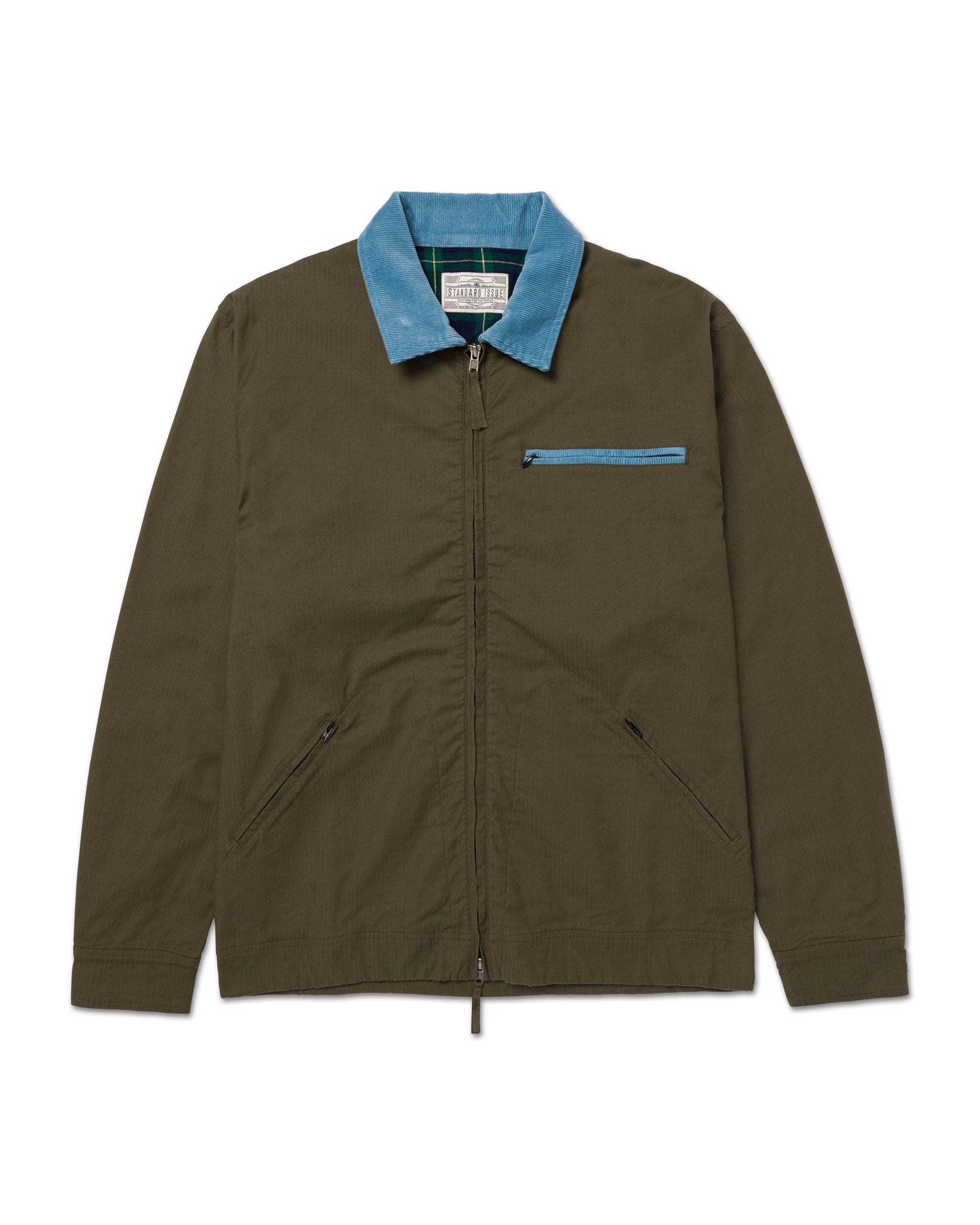 Twill Harrington Jacket Olive