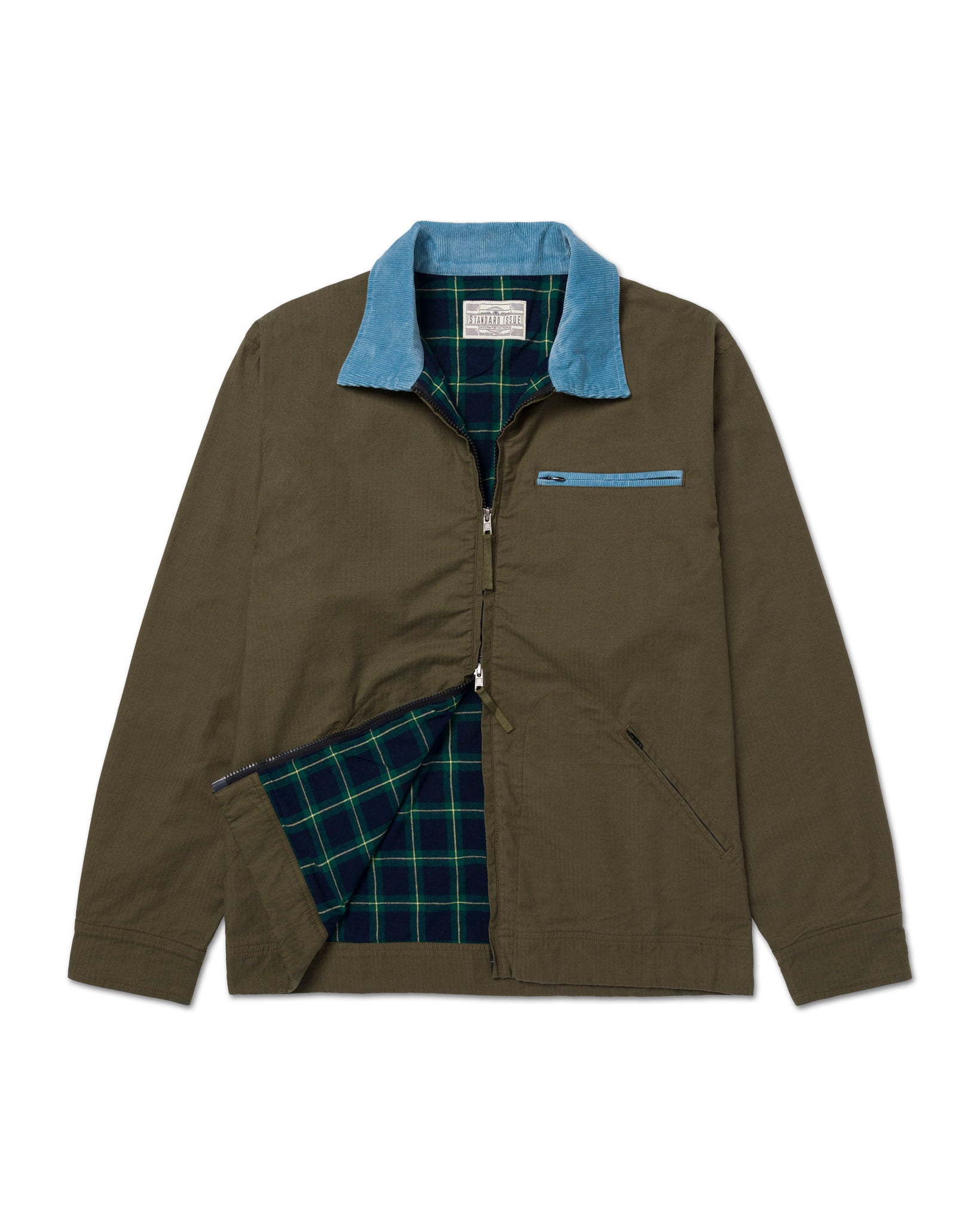 Twill Harrington Jacket Olive