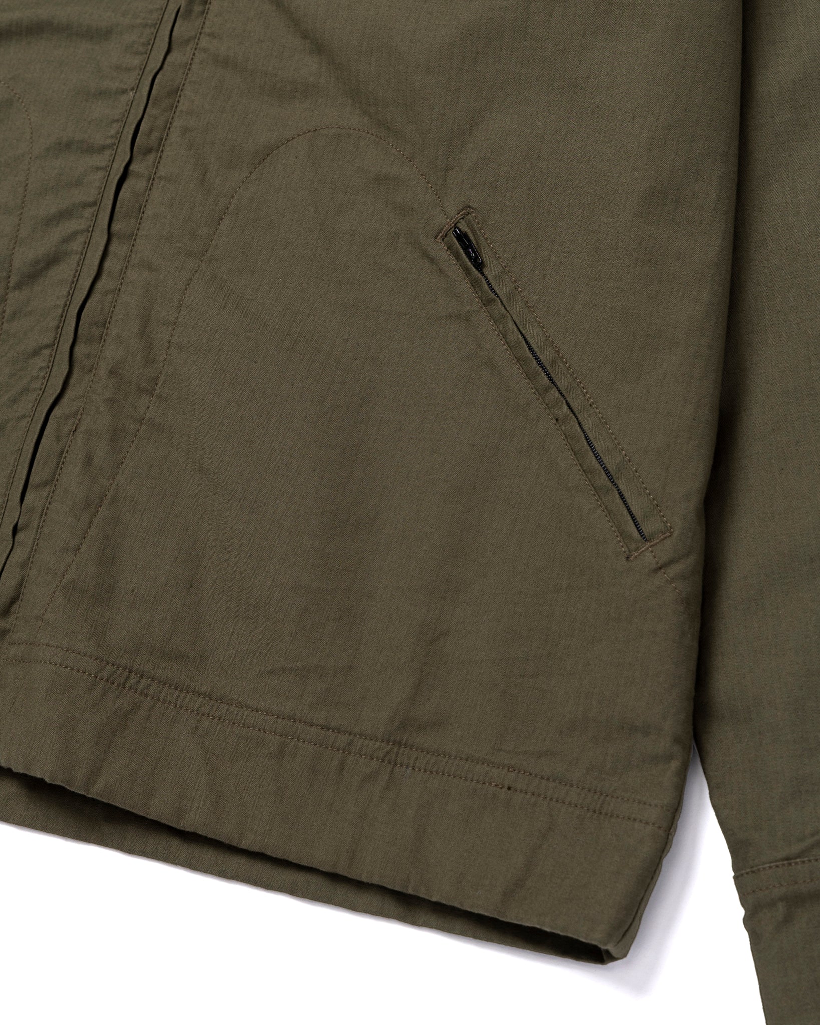 Twill Harrington Jacket Olive