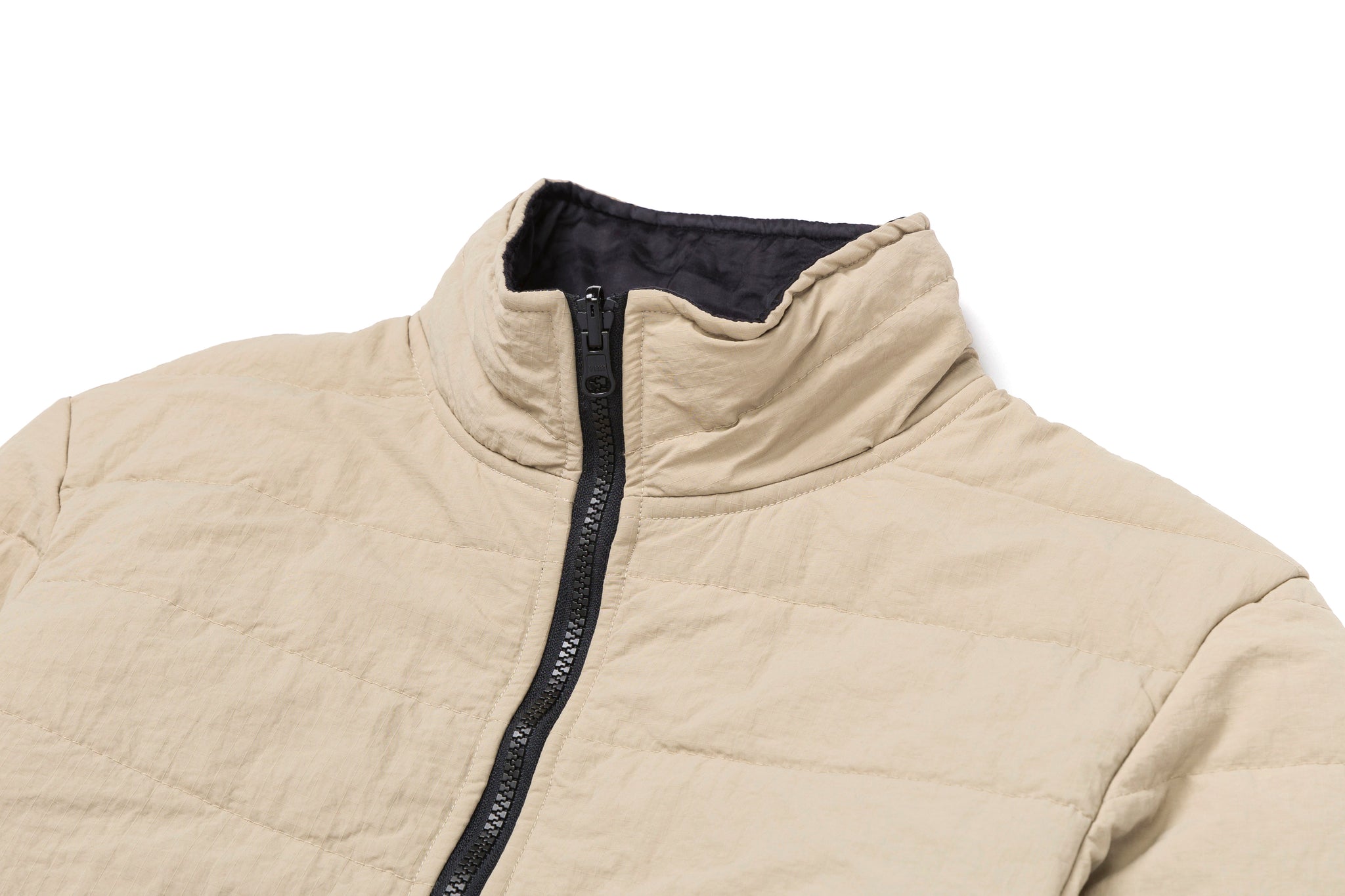 Reversible Puffer Jacket Beige