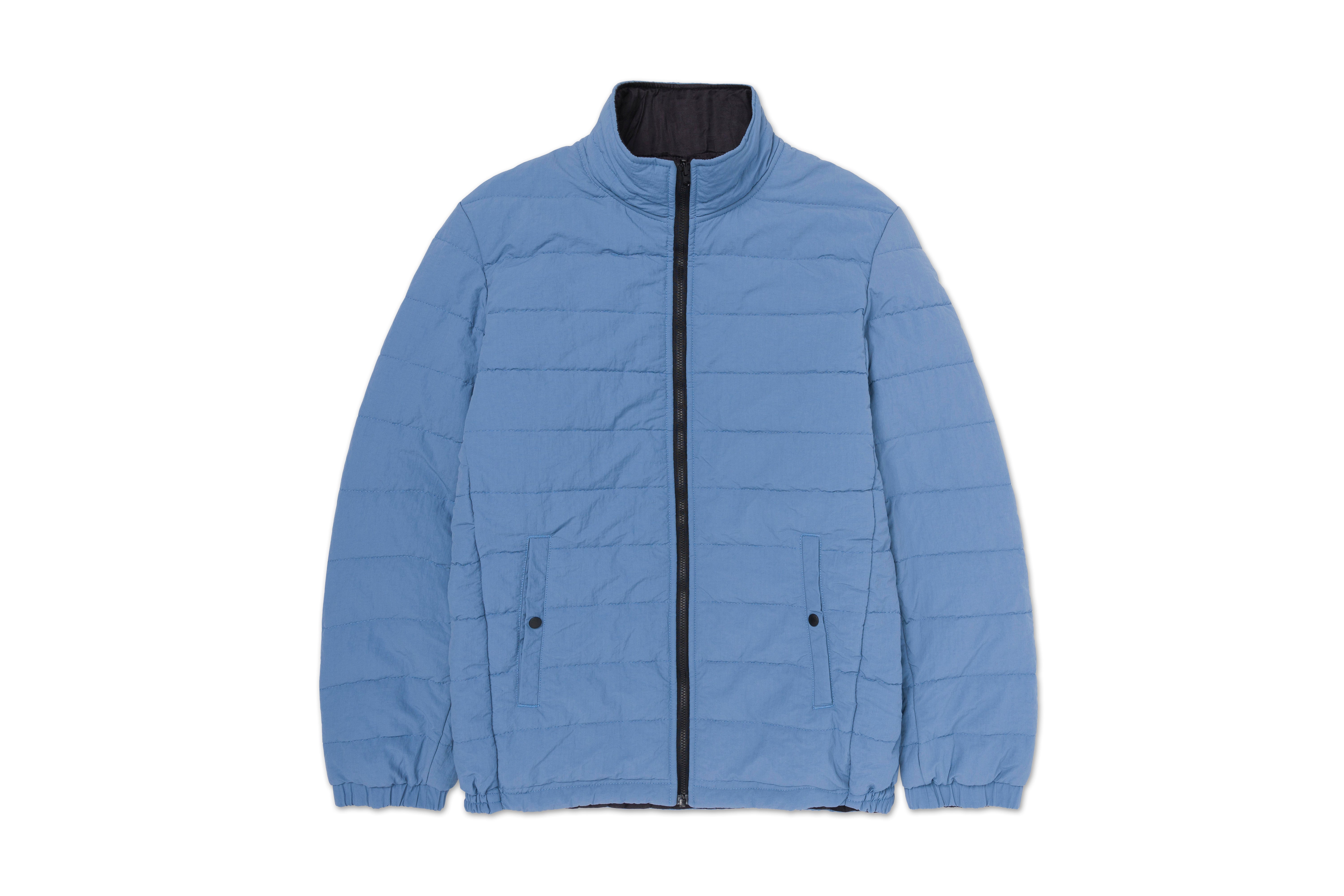Reversible Puffer Jacket Pale Blue – STANDARD ISSUE TEES