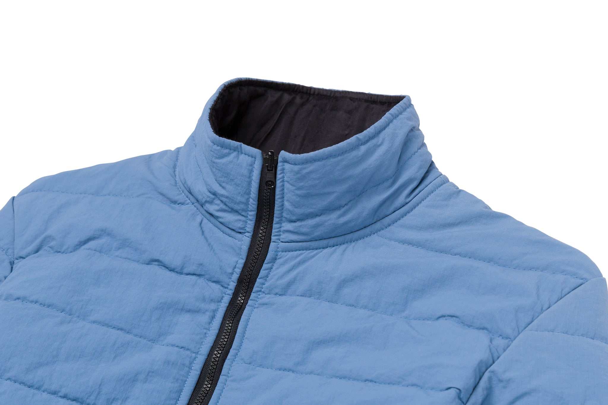 Reversible Puffer Jacket Pale Blue