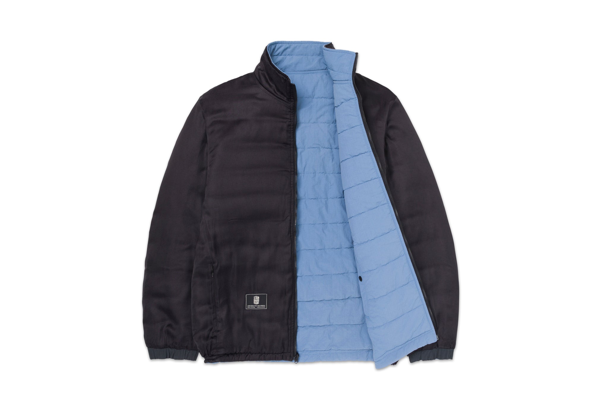 Reversible Puffer Jacket Pale Blue