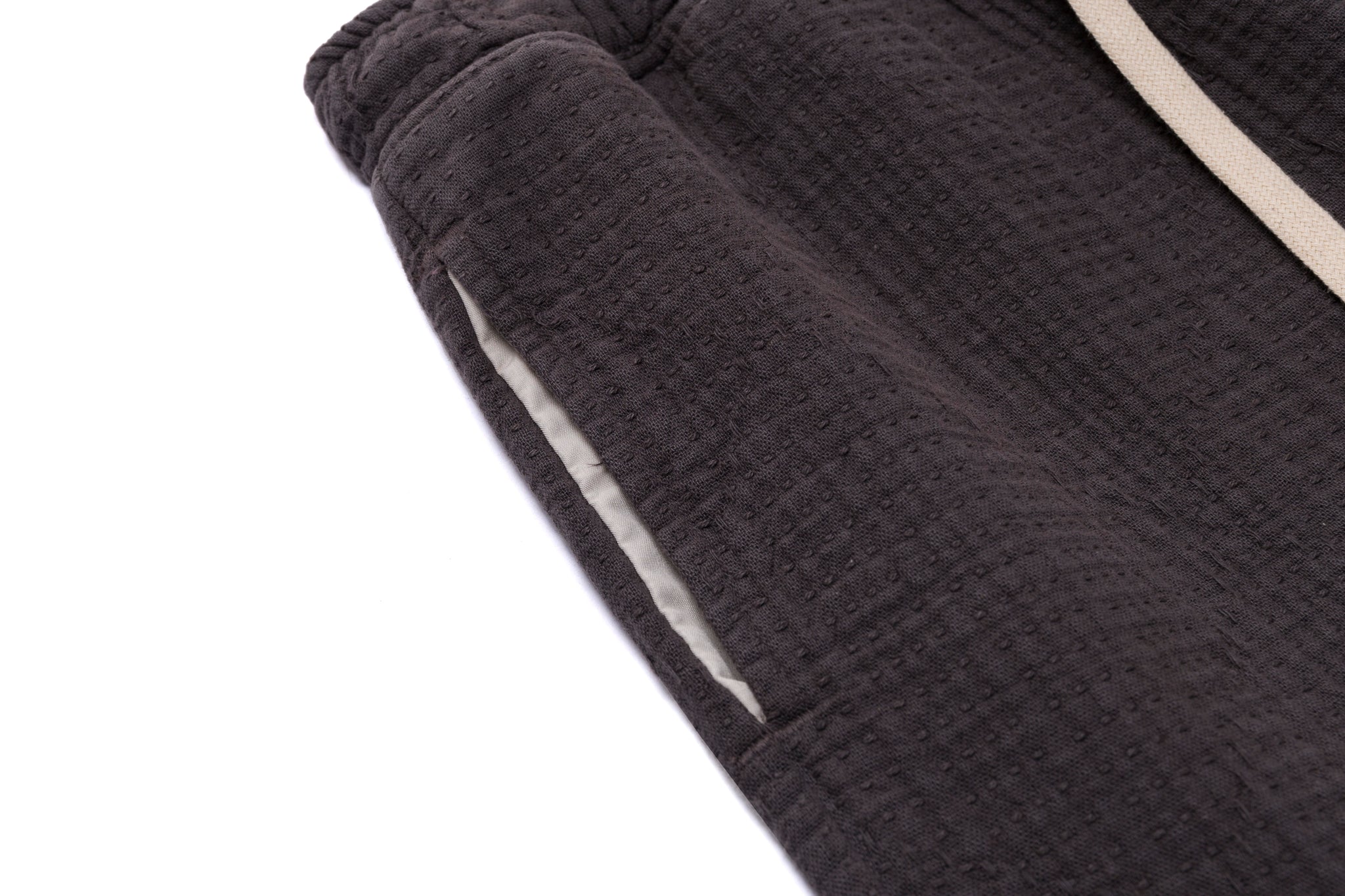 Sashiko Slacker Pant Vintage Black