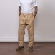 Wool Slacker Pant - Tan Plaid