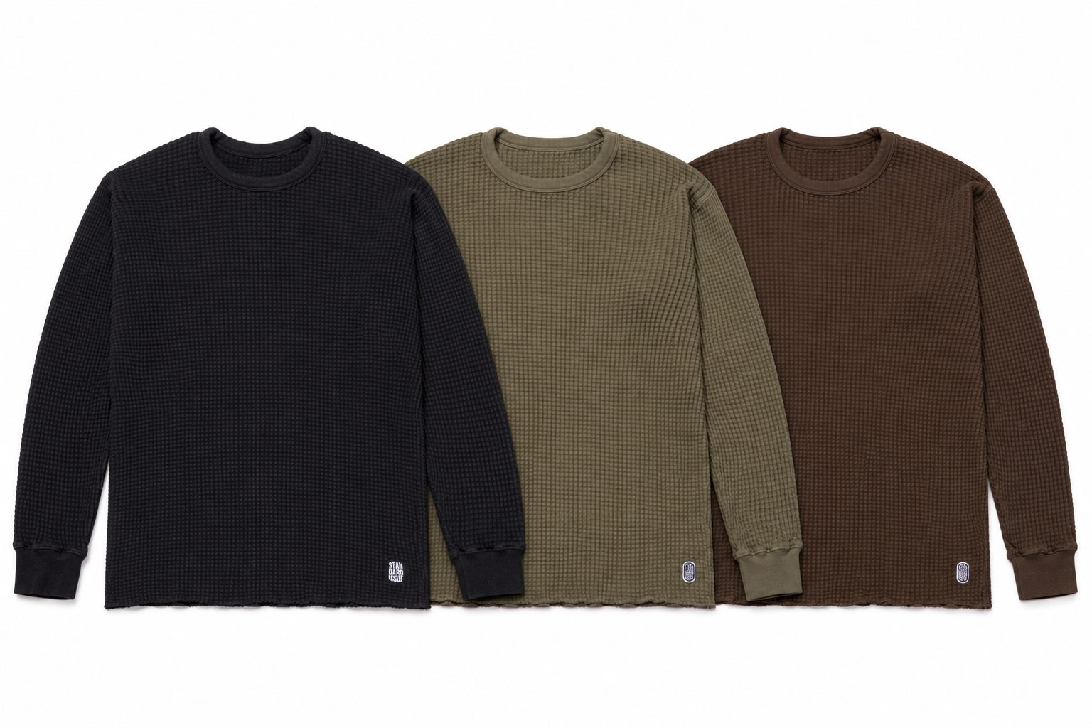 Standard Thermal Sweater Multi-Three Pack (Black, Burnt Olive, Espresso)