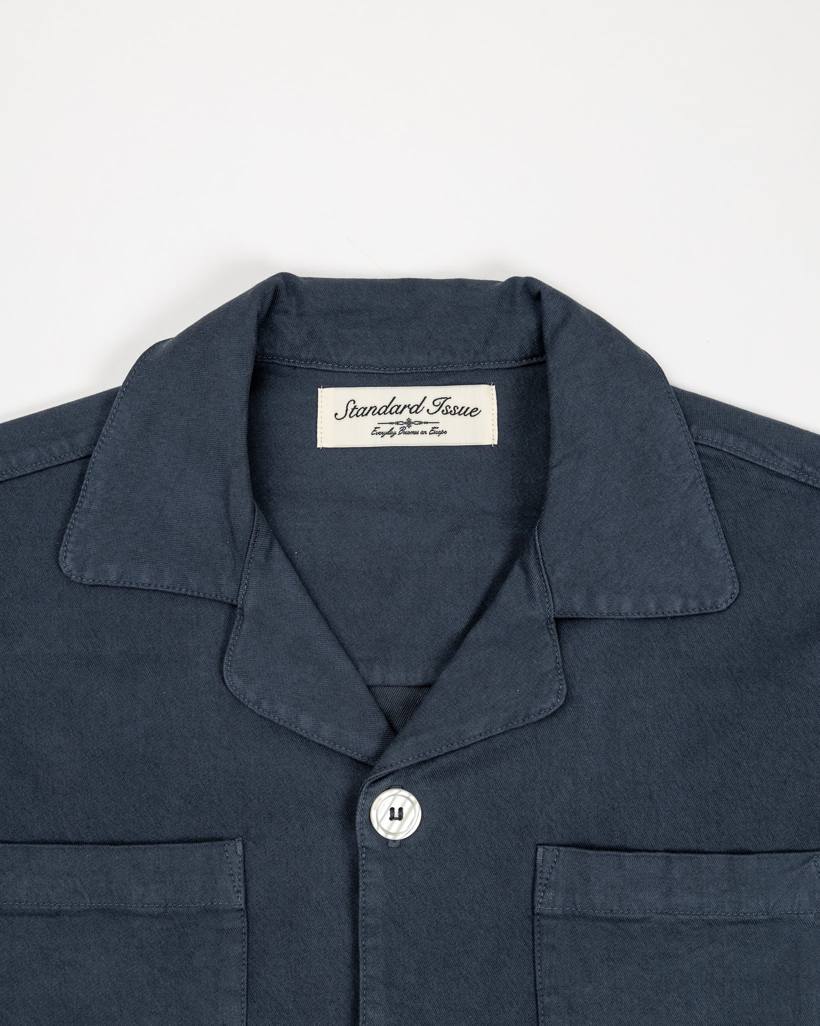 Resort Lounge Short Sleeve Button Up Slate