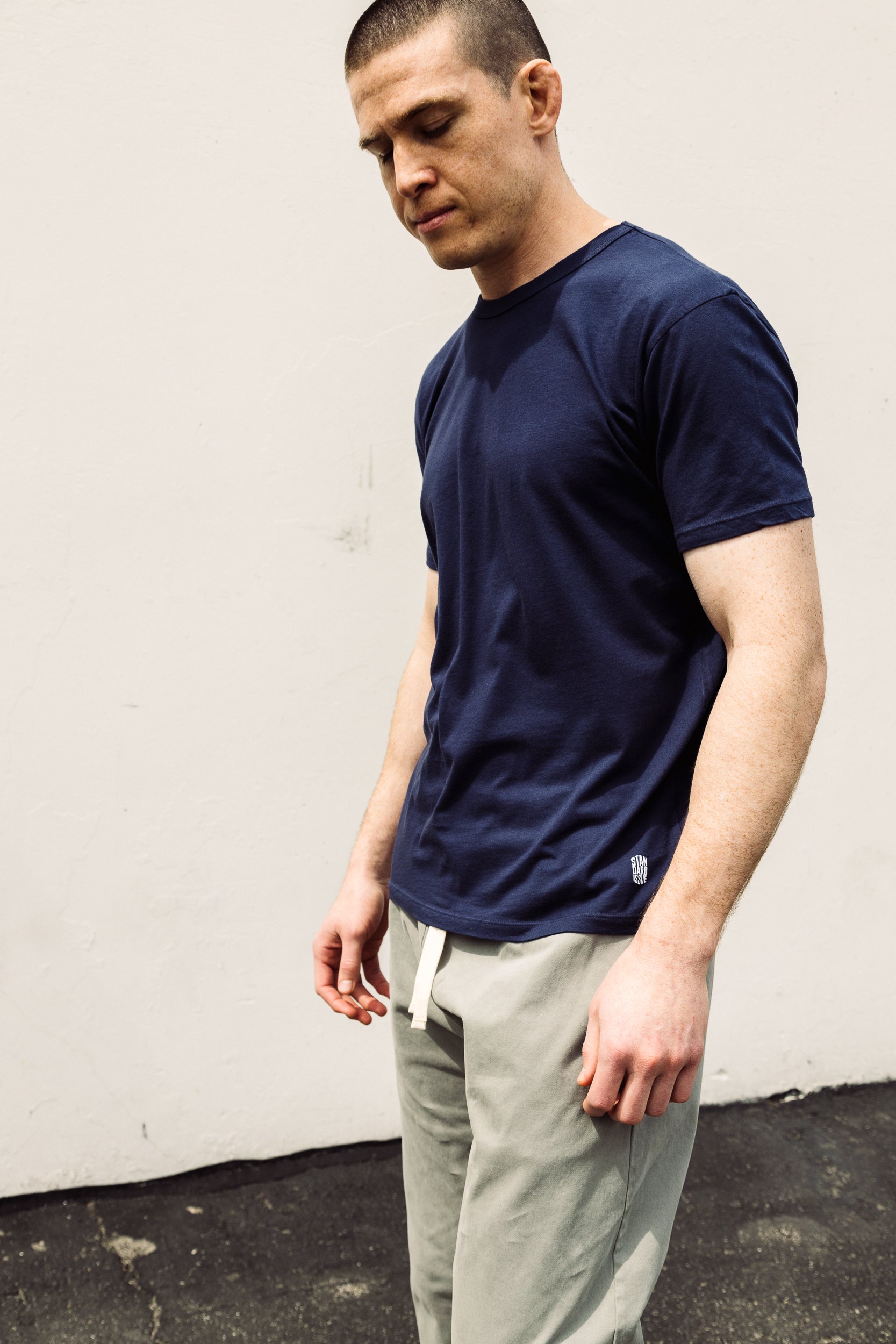 Fitted Tee Navy
