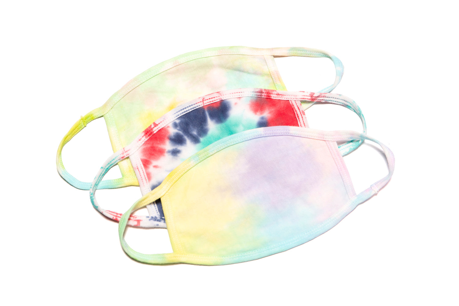 Cotton Mask Tie Dye Multi Pack - Three Pack