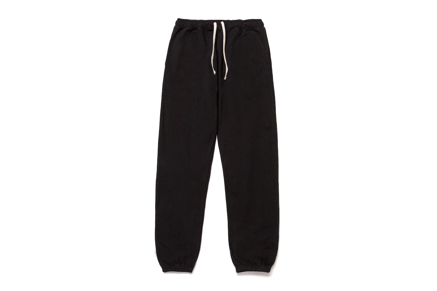 Mid Weight Fleece Sweatpants Black