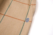 Wool Slacker Pant - Tan Plaid
